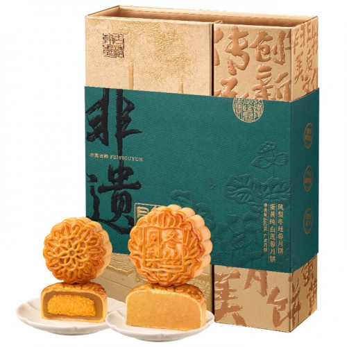 华美非遗古韵月饼礼盒660g