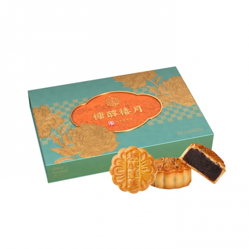稻香村糖醇禧月月饼礼盒600g