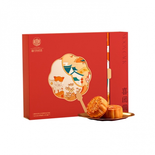 稻香村喜团圆月饼礼盒800g