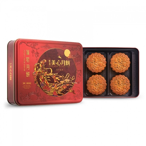 美心双黄莲蓉月饼礼盒740g