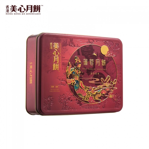 美心双黄莲蓉月饼礼盒740g