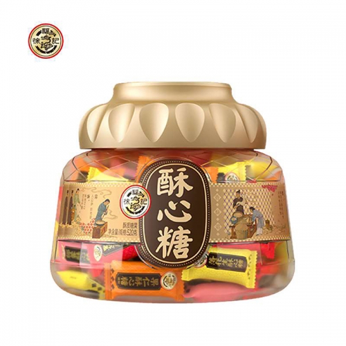 徐福记酥心糖桶装520g